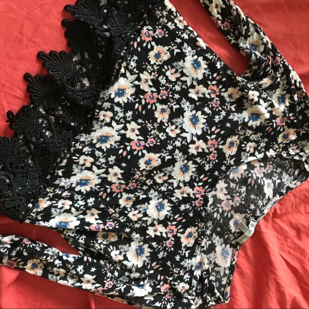 Shirt with flowers
